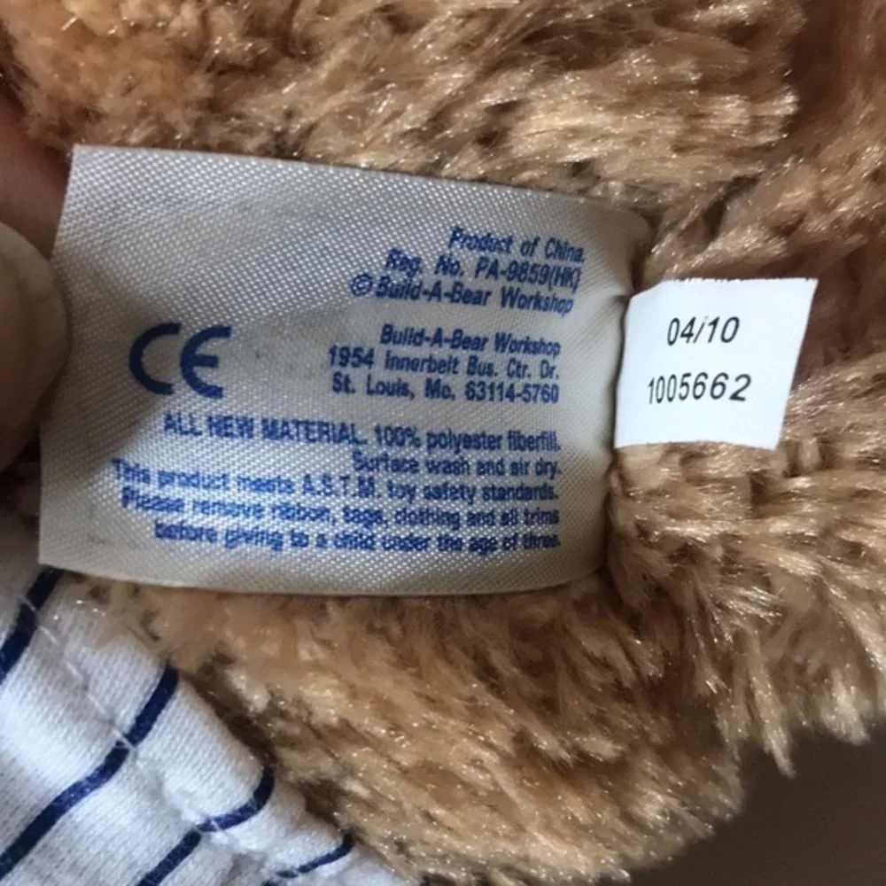 NWT BuildaBear Workshop‎ Chicago Cubs Limited Edition Sponsored by Aquafina 2010